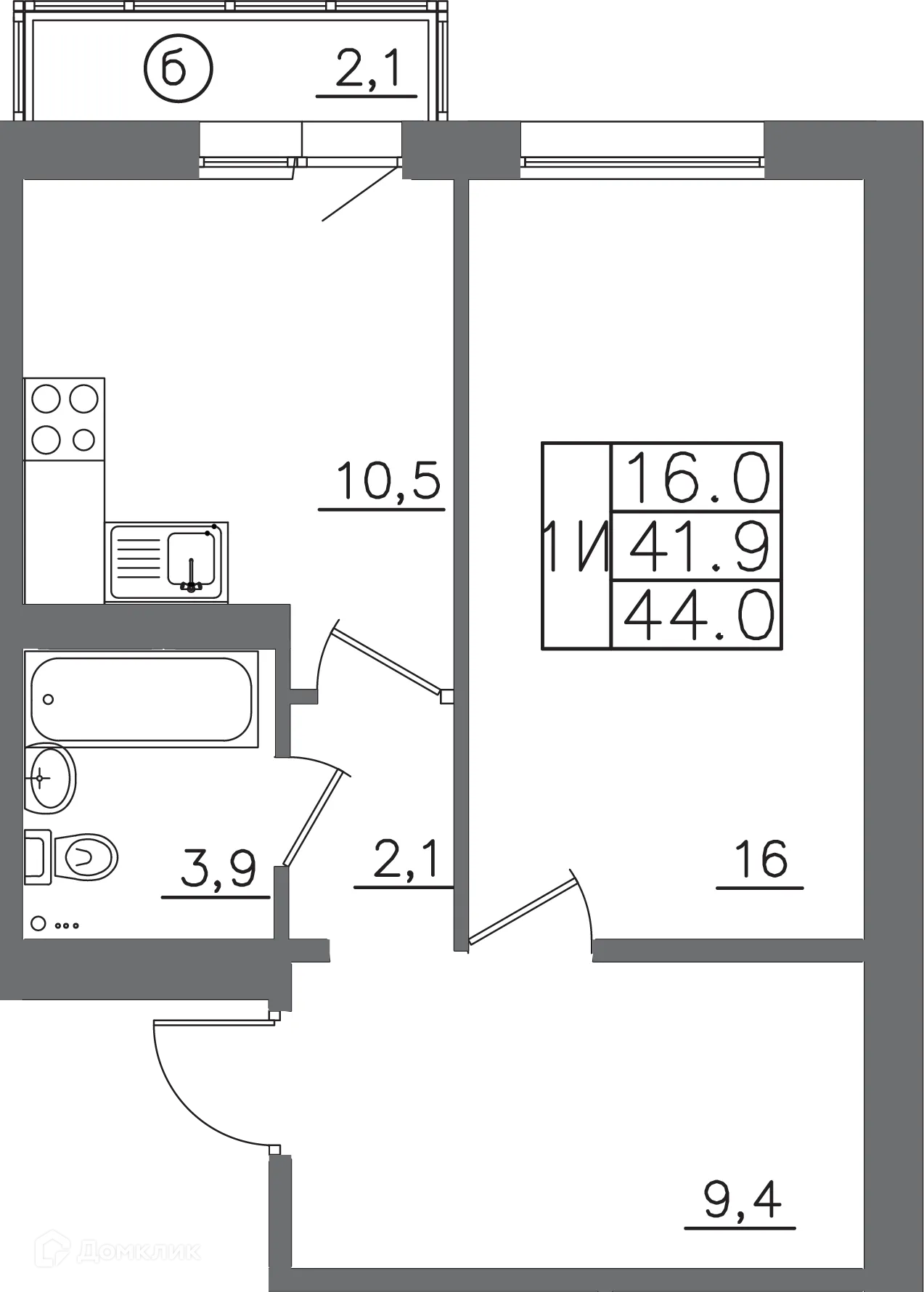 Фото квартиры в ЖК "АвиатоR" (Авиатор)