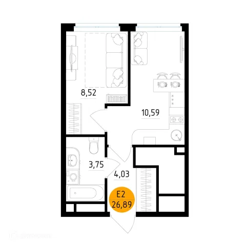 Квартира в Центральный