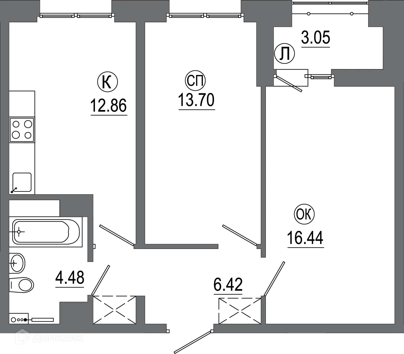 Фото квартиры в ЖК "АвиатоR" (Авиатор)