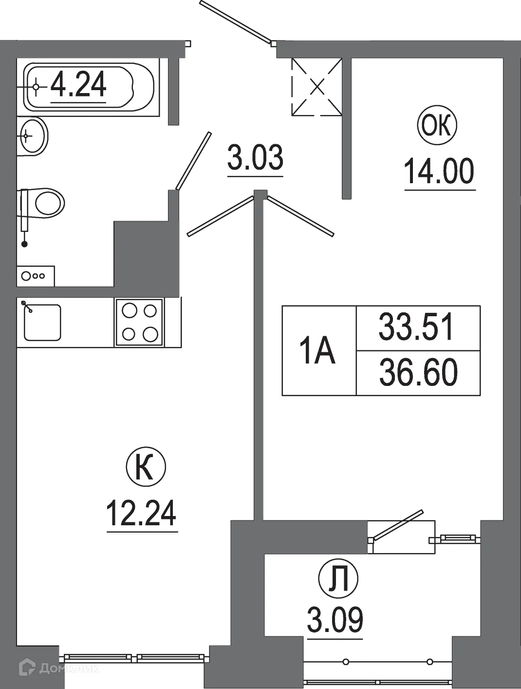 Фото квартиры в ЖК "АвиатоR" (Авиатор)