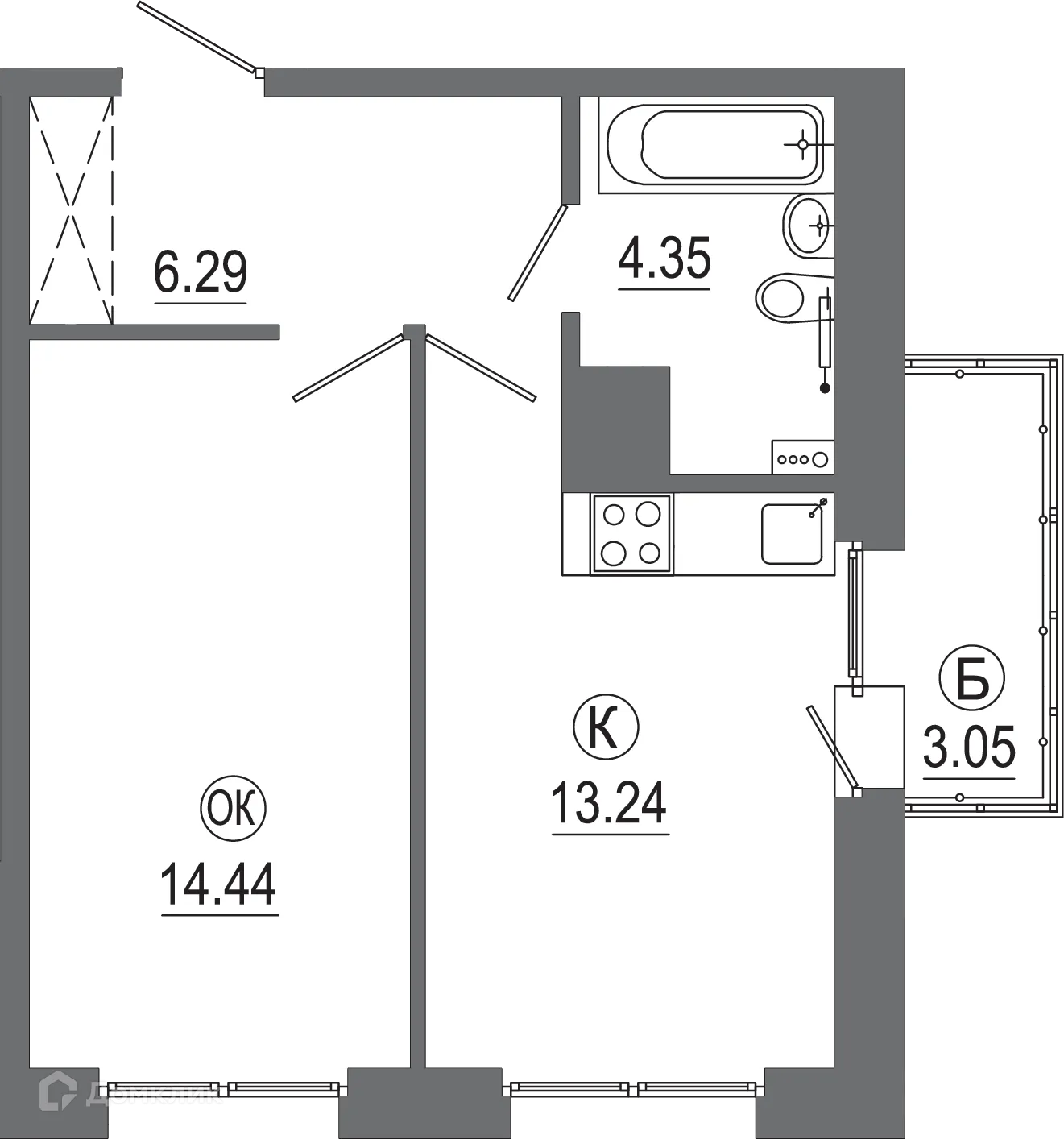 Фото квартиры в ЖК "АвиатоR" (Авиатор)