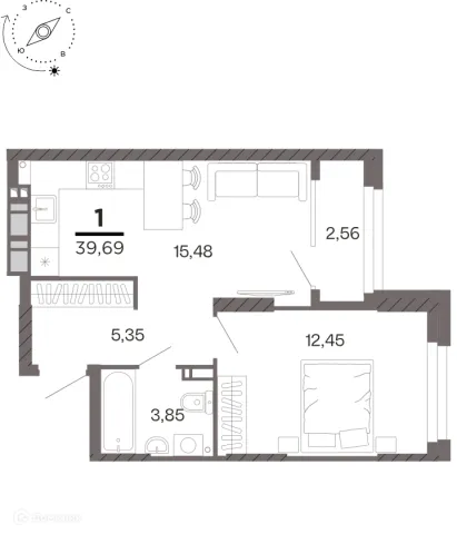Квартира в Бережно