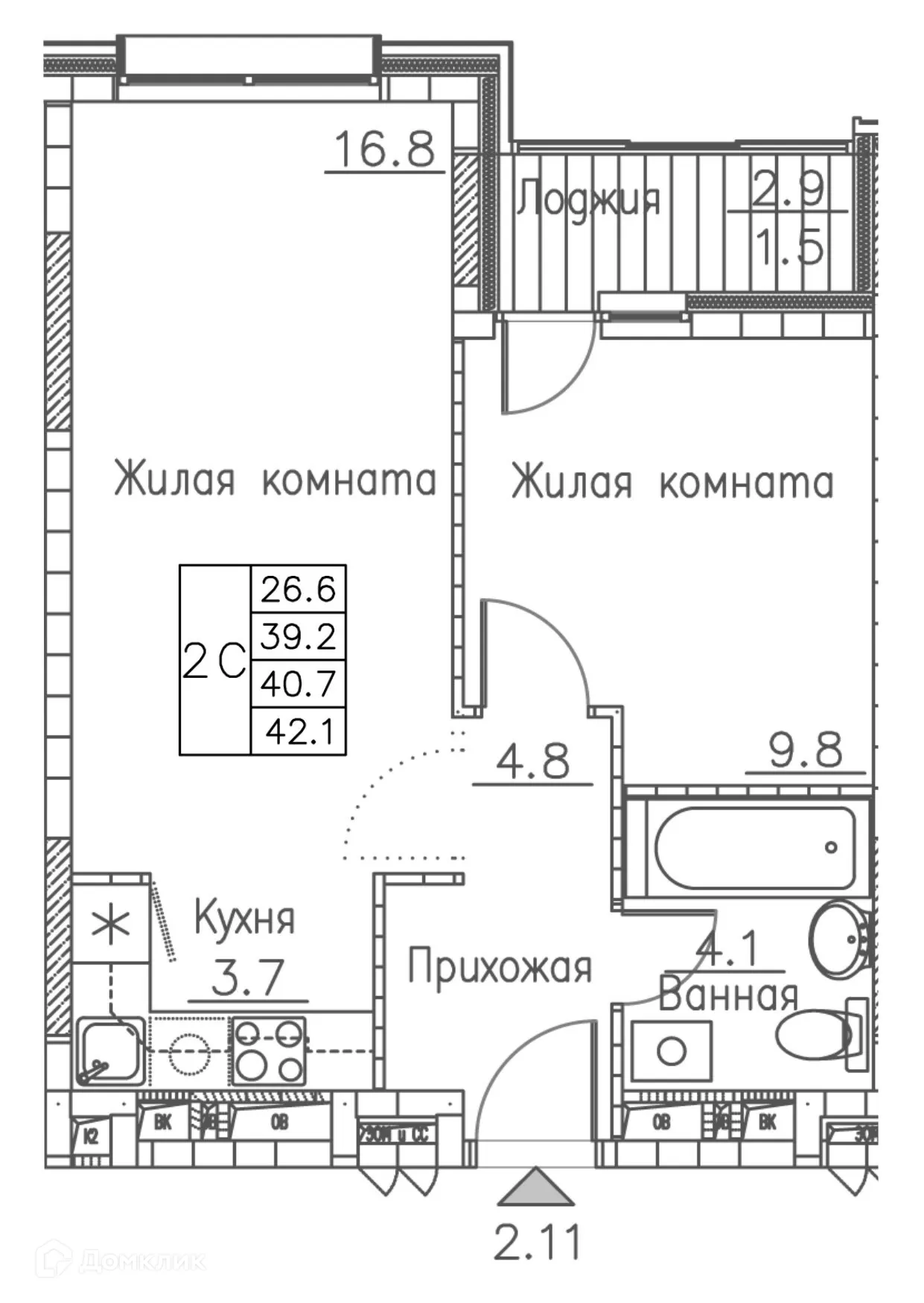 Фото квартиры в ЖК Гринхилс