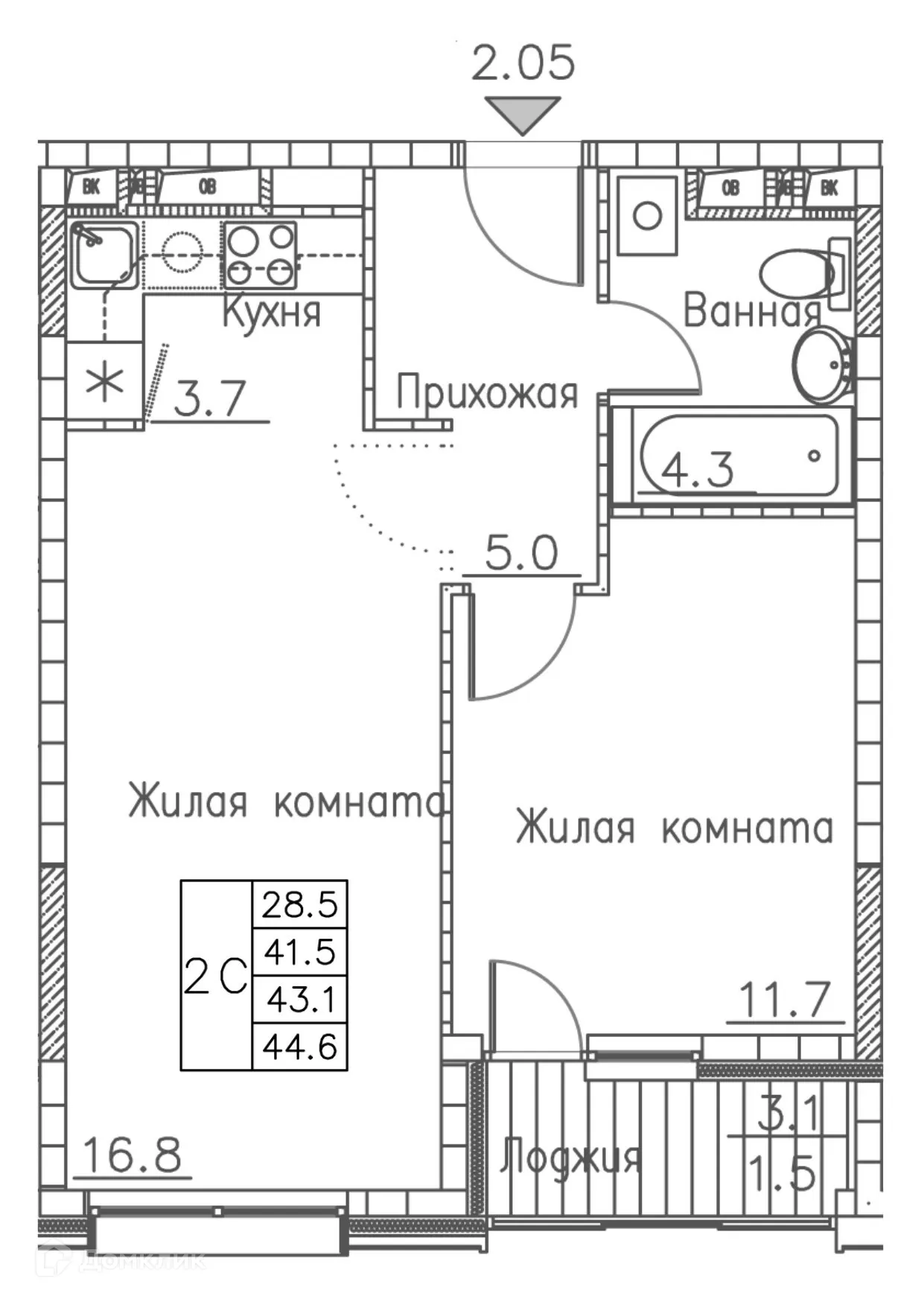 Фото квартиры в ЖК Гринхилс