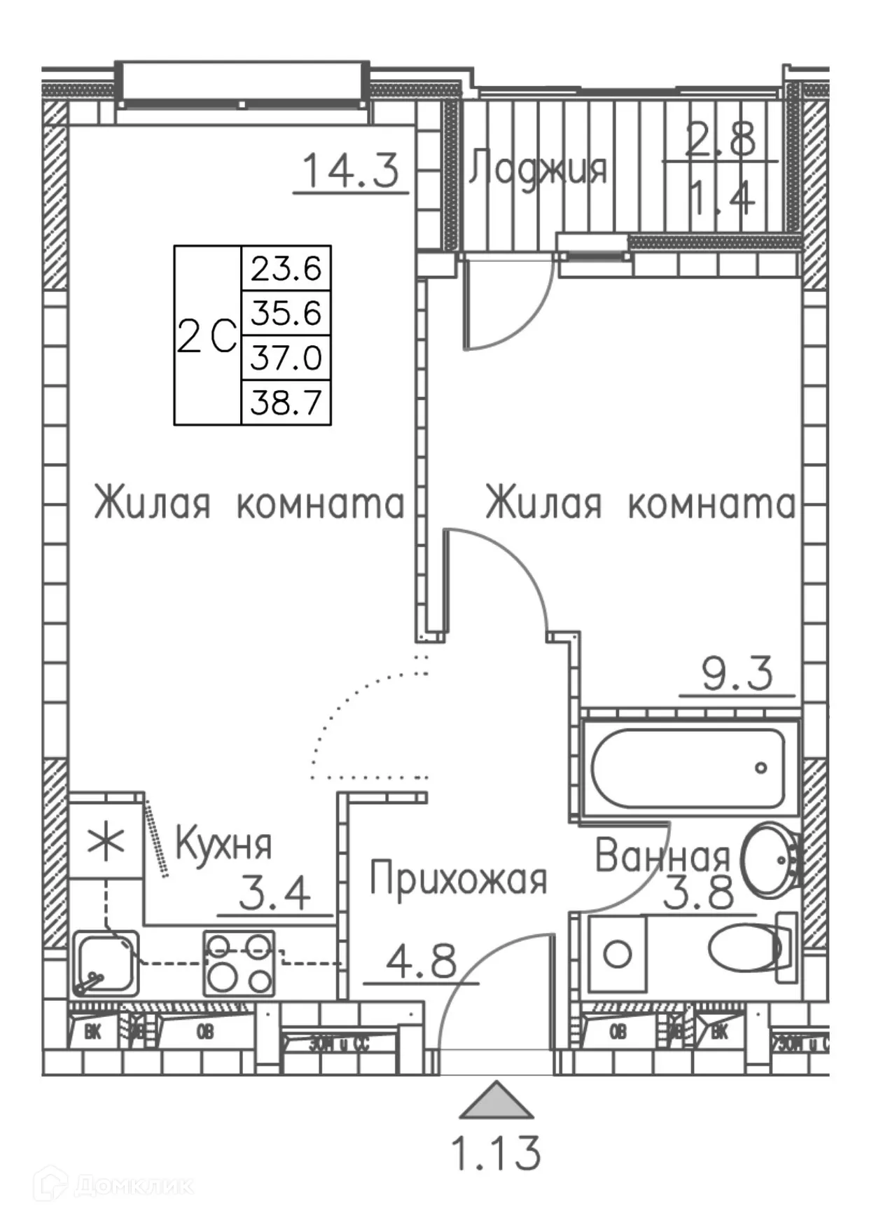 Фото квартиры в ЖК Гринхилс