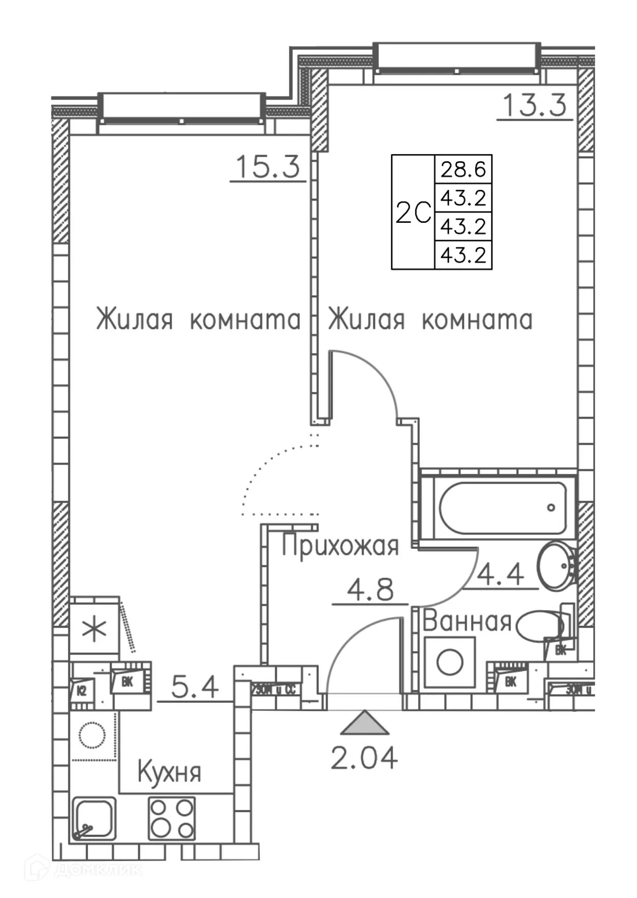 Фото квартиры в ЖК Гринхилс