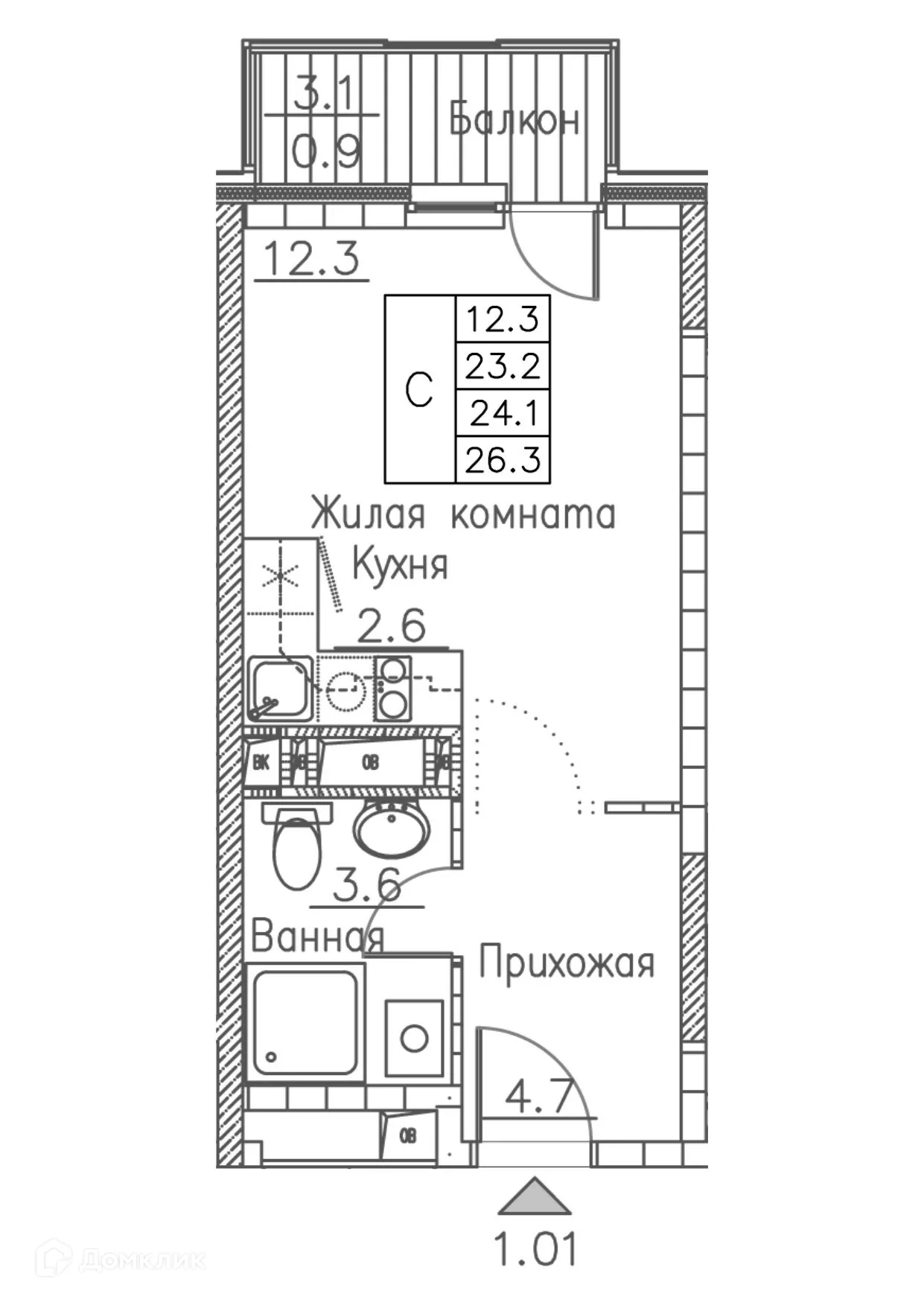 Фото квартиры в ЖК Гринхилс
