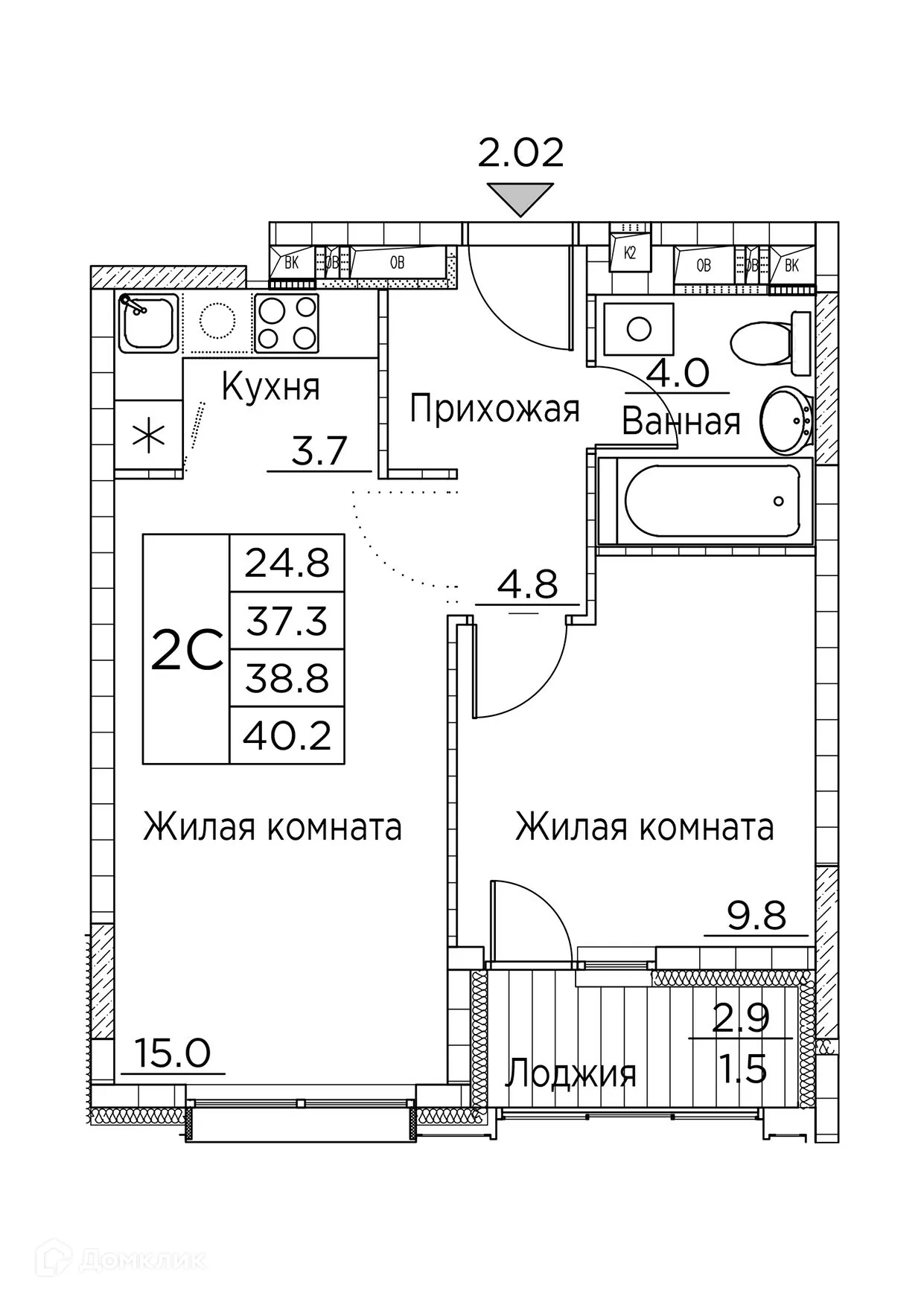 Фото квартиры в ЖК Гринхилс