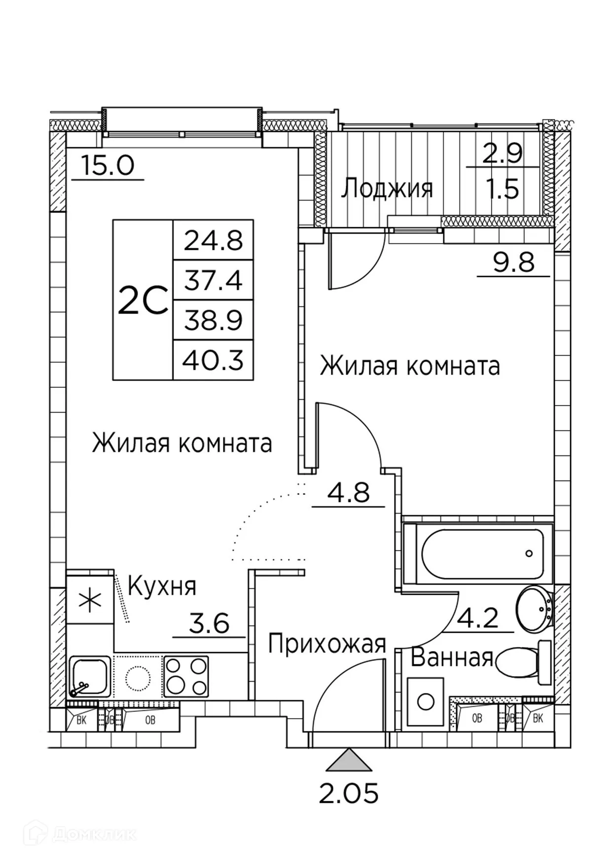 Фото квартиры в ЖК Гринхилс