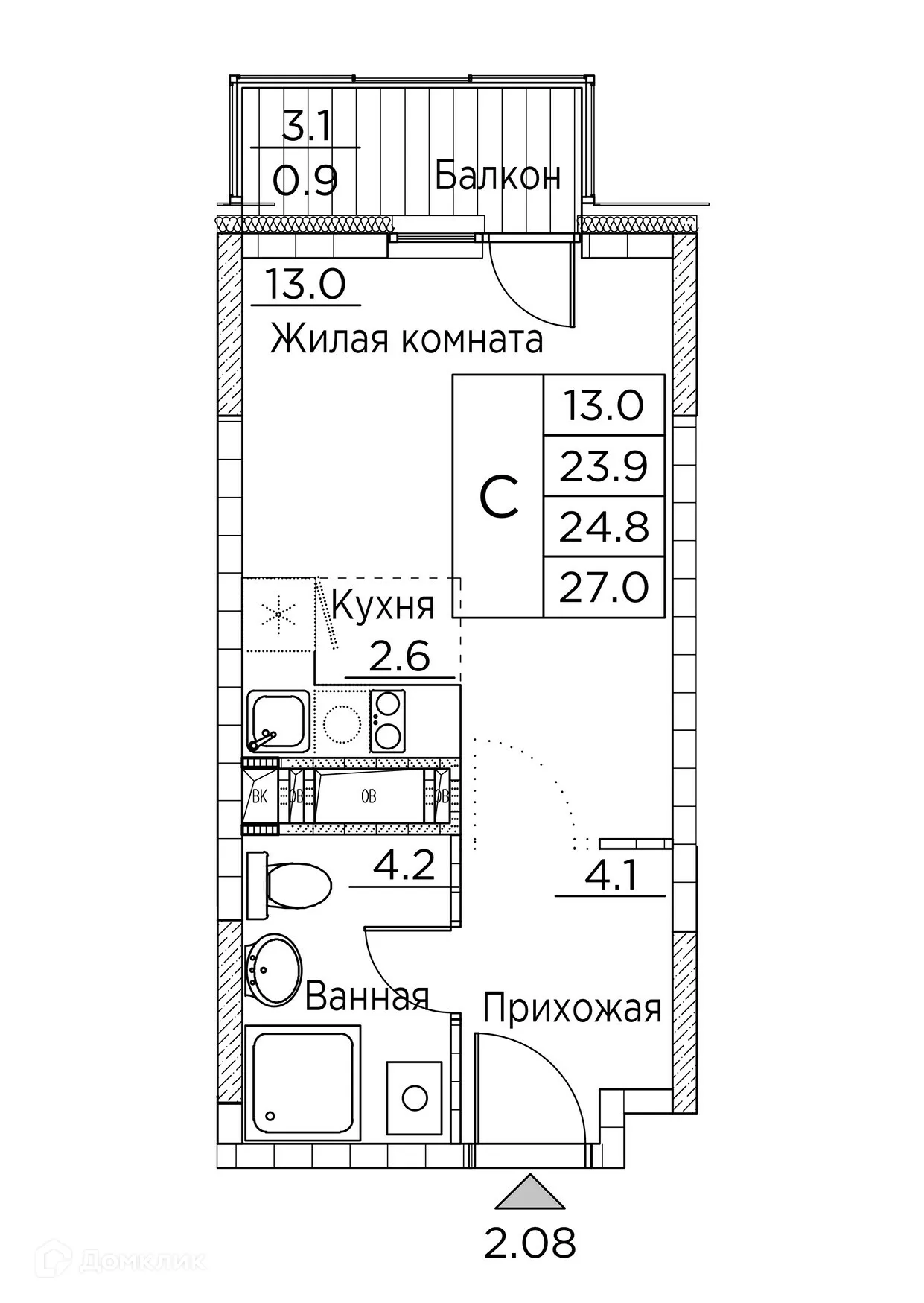 Фото квартиры в ЖК Гринхилс