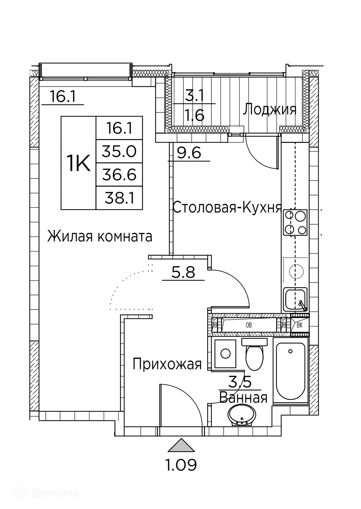 Фото квартиры в ЖК Гринхилс