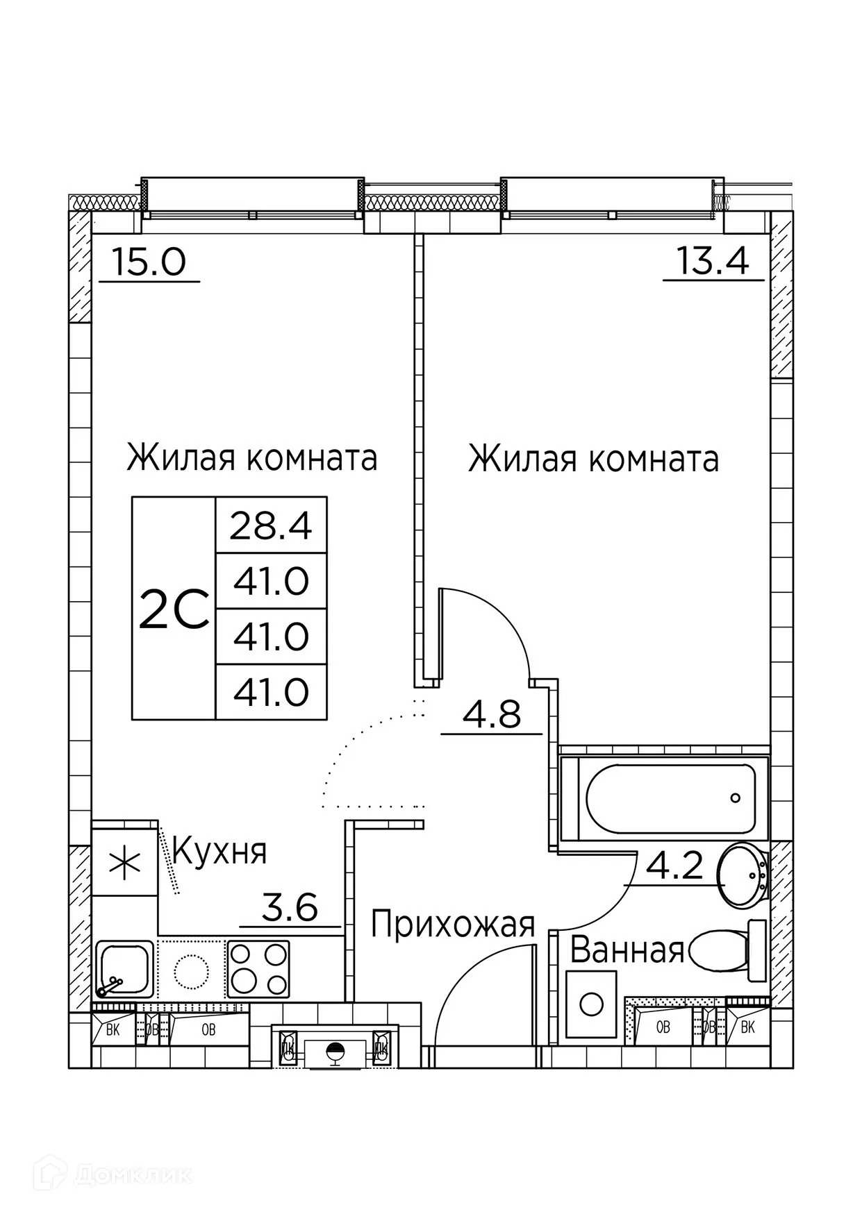 Фото квартиры в ЖК Гринхилс