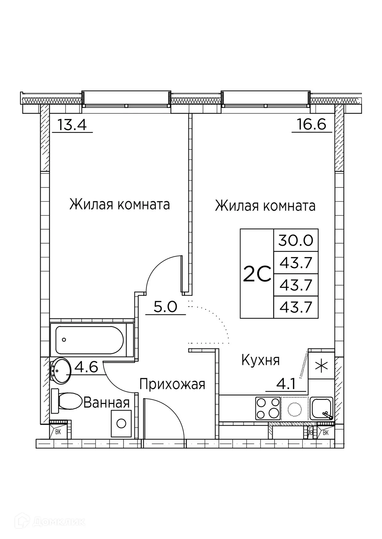 Фото квартиры в ЖК Гринхилс