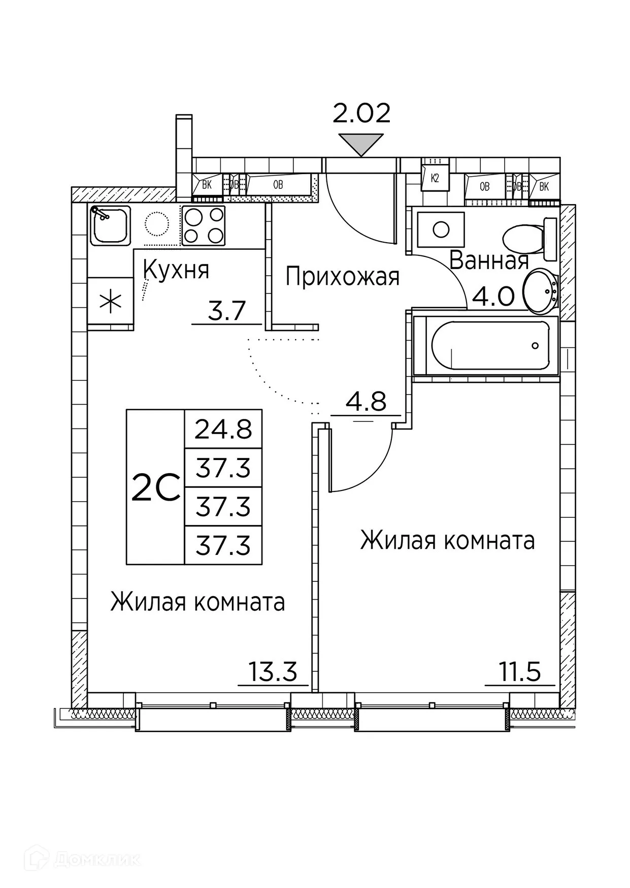 Фото квартиры в ЖК Гринхилс