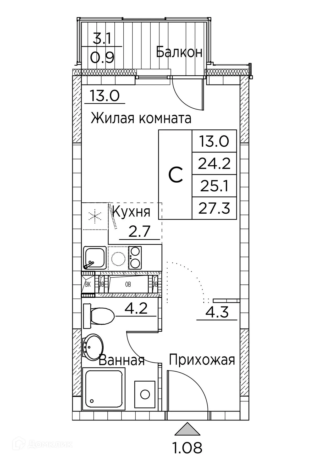 Фото квартиры в ЖК Гринхилс
