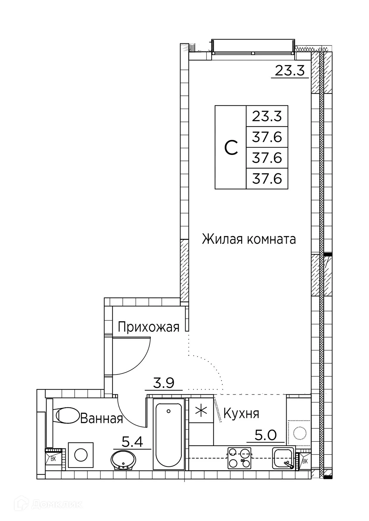 Фото квартиры в ЖК Гринхилс