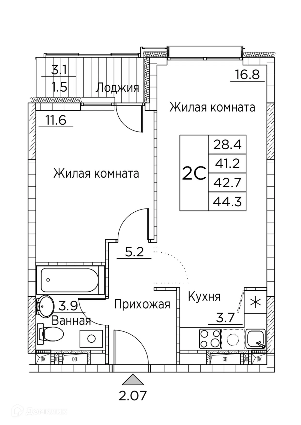 Фото квартиры в ЖК Гринхилс