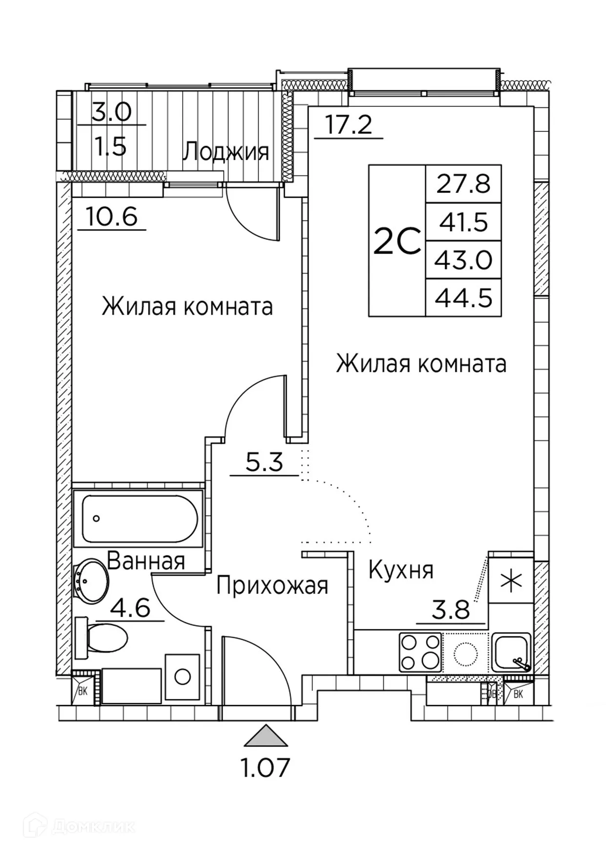 Фото квартиры в ЖК Гринхилс