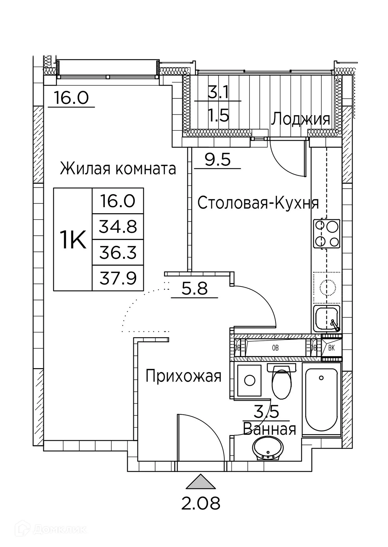 Фото квартиры в ЖК Гринхилс
