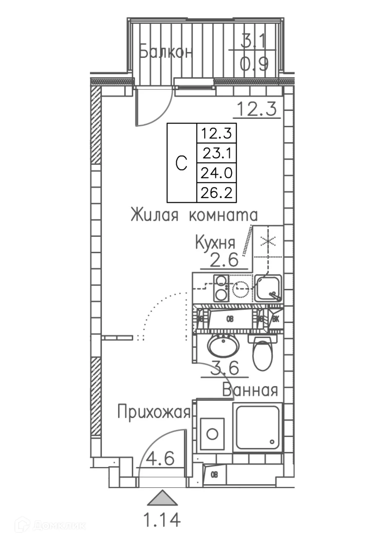 Фото квартиры в ЖК Гринхилс