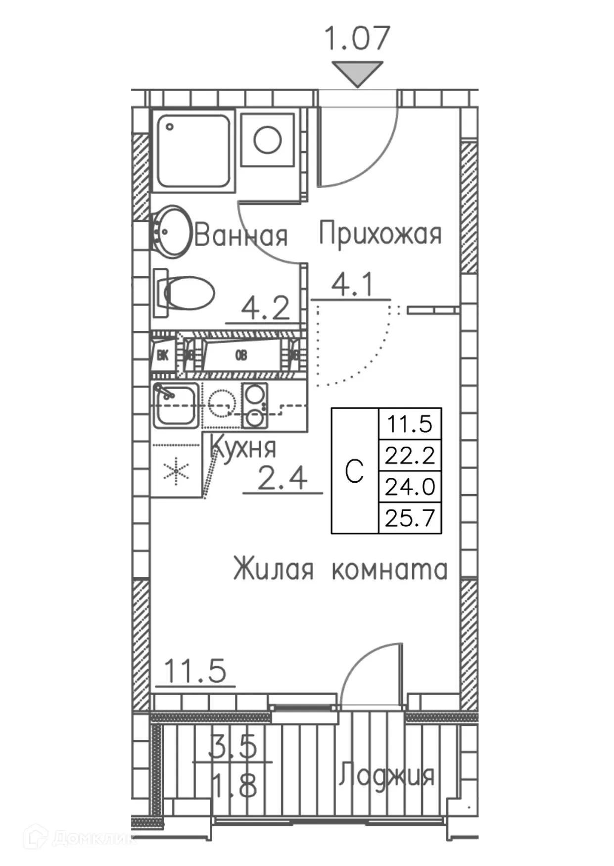 Фото квартиры в ЖК Гринхилс