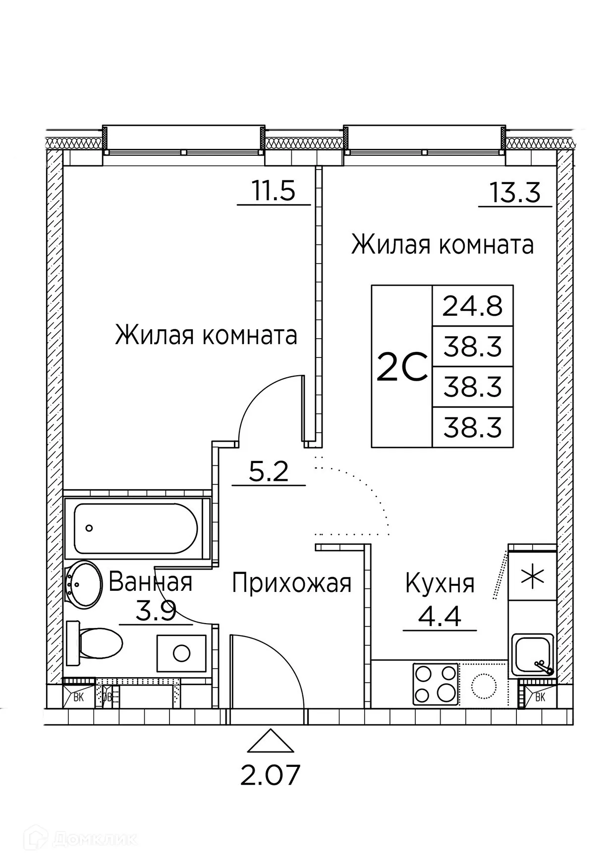 Фото квартиры в ЖК Гринхилс