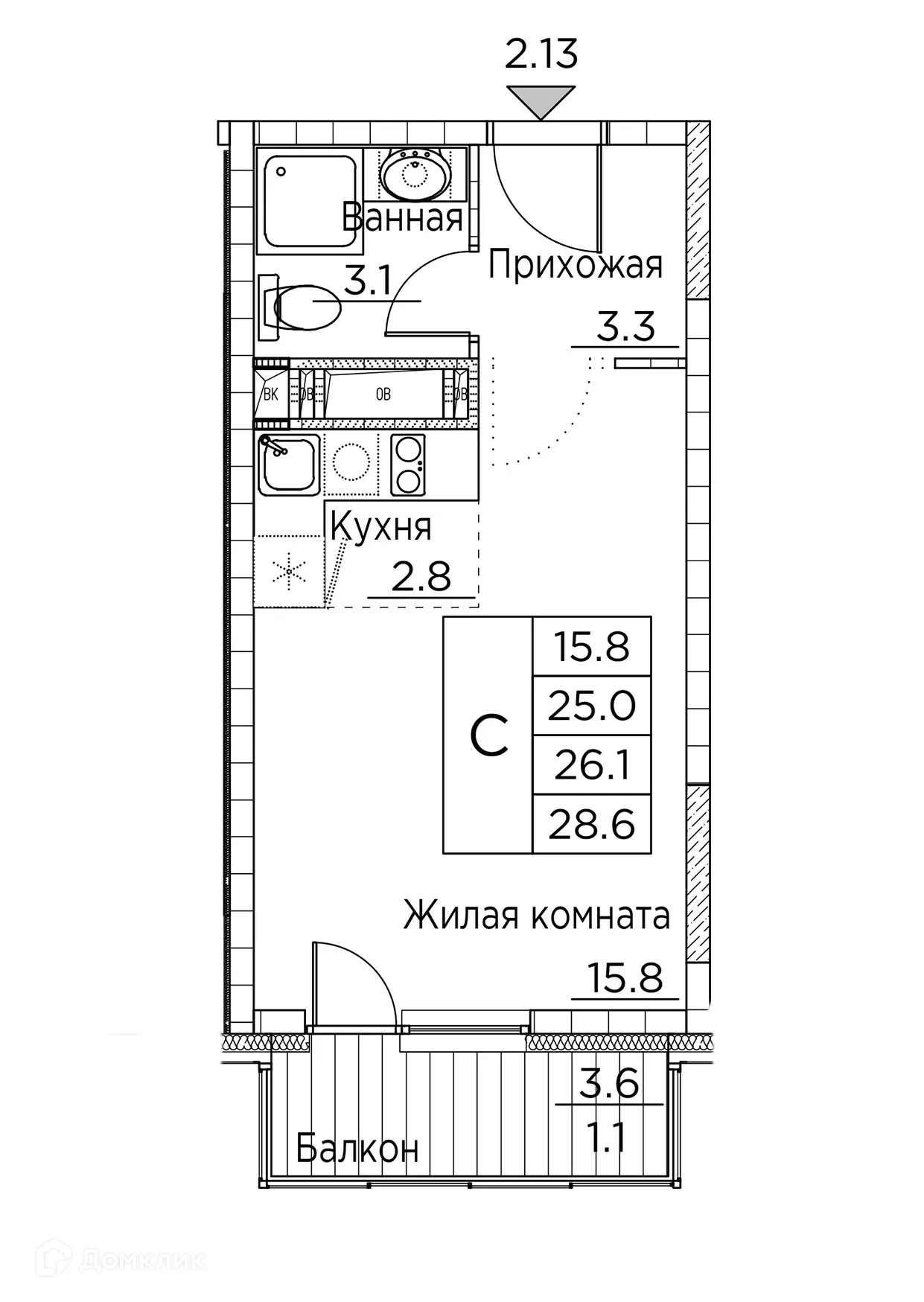 Фото квартиры в ЖК Гринхилс