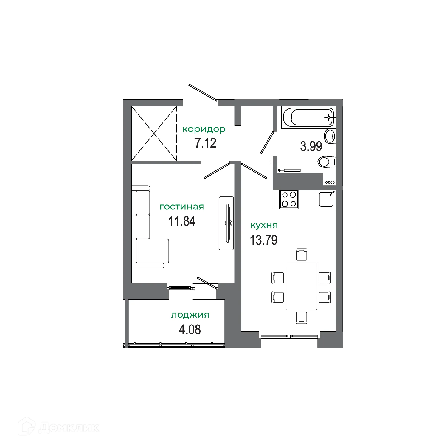 Фото квартиры в ЖК "АвиатоR" (Авиатор)