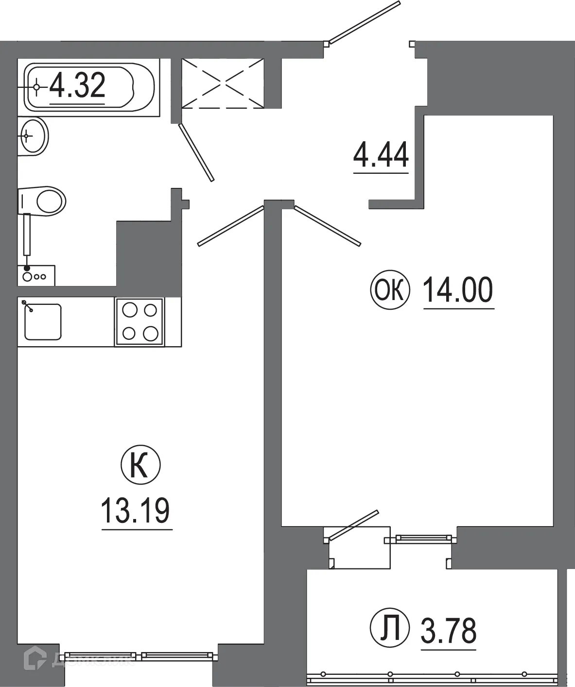 Фото квартиры в ЖК "АвиатоR" (Авиатор)