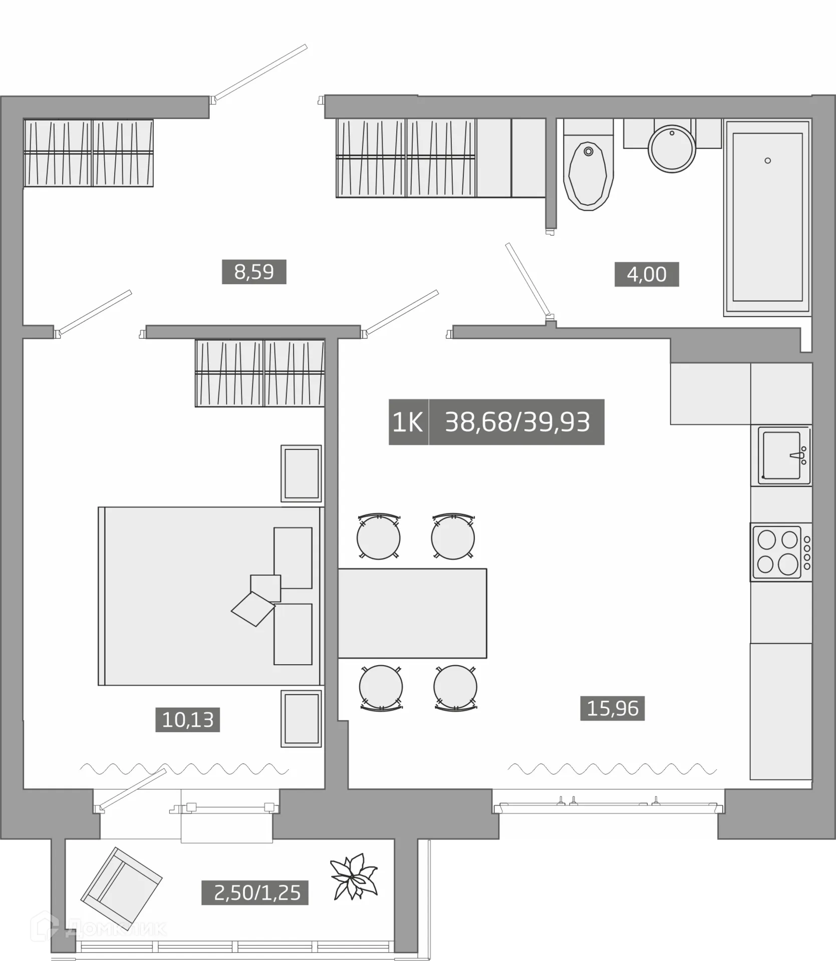 Фото квартиры в ЖК "НебоПарк"