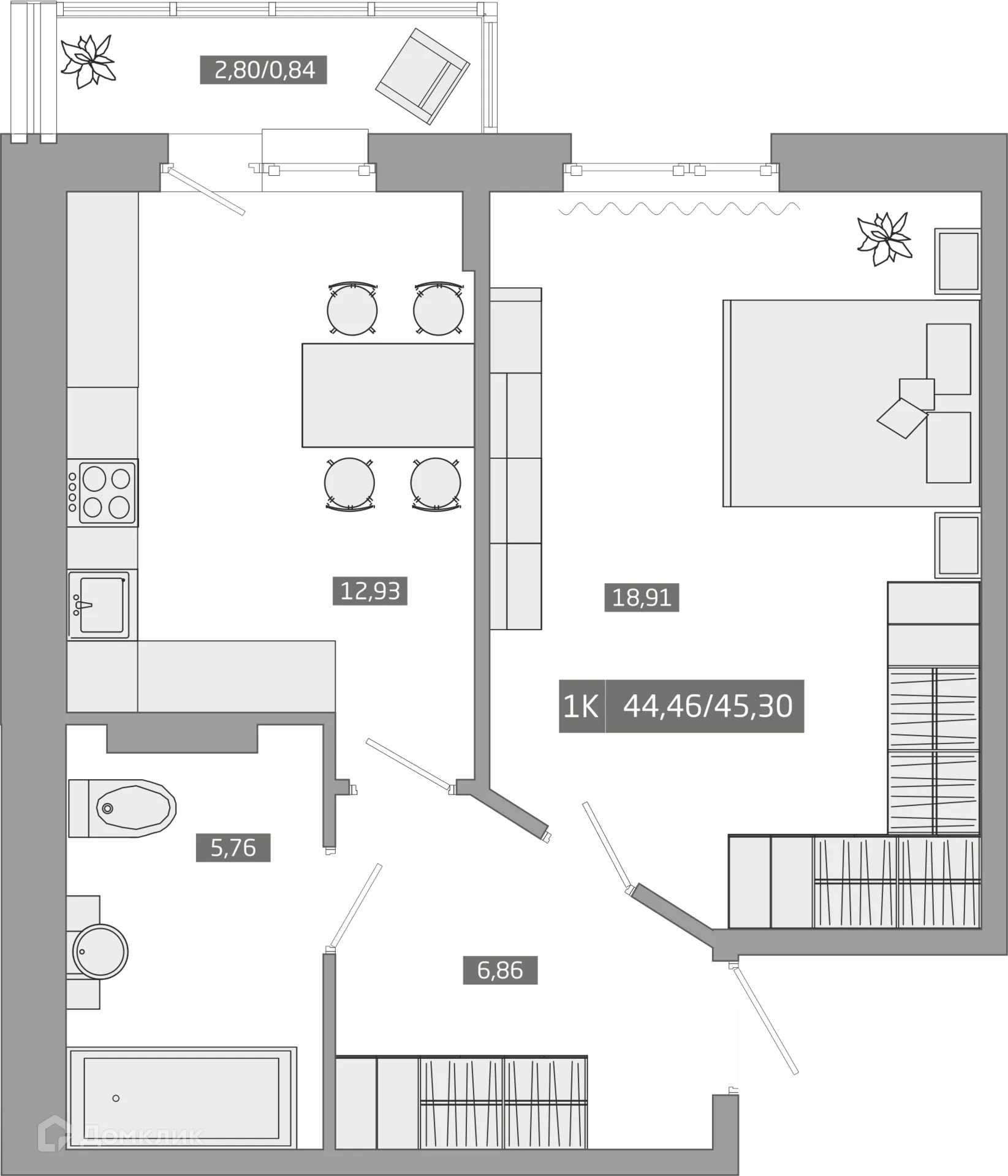 Фото квартиры в ЖК "НебоПарк"