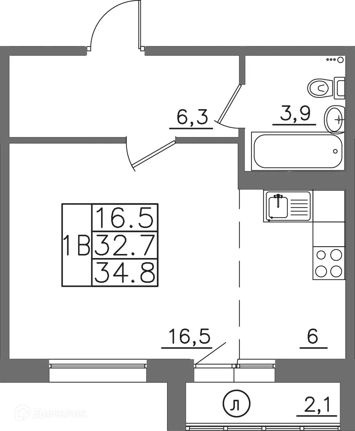 Фото квартиры в ЖК "АвиатоR" (Авиатор)