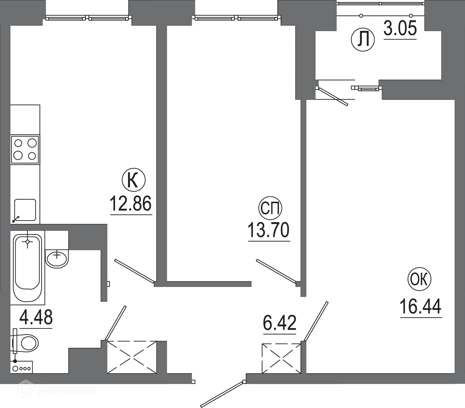 Фото квартиры в ЖК "АвиатоR" (Авиатор)