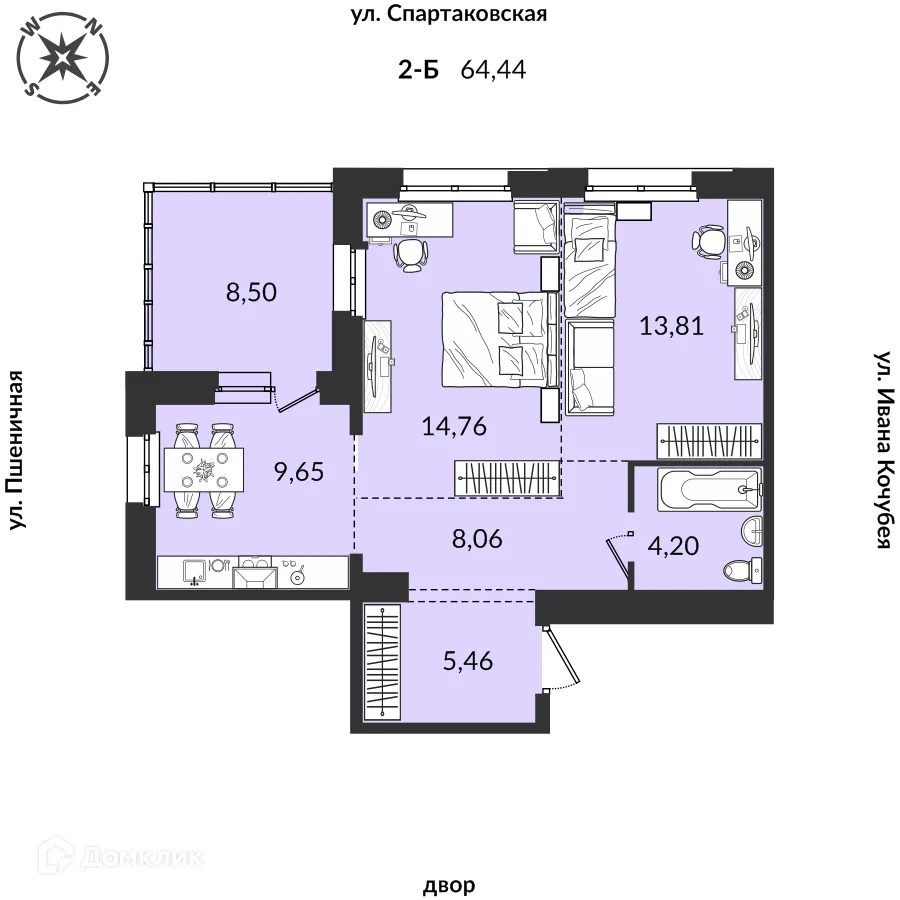 Фото квартиры в ЖК Источник