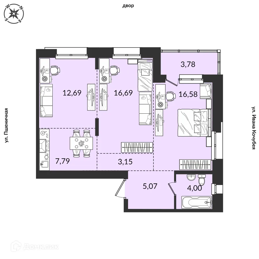 Фото квартиры в ЖК Источник