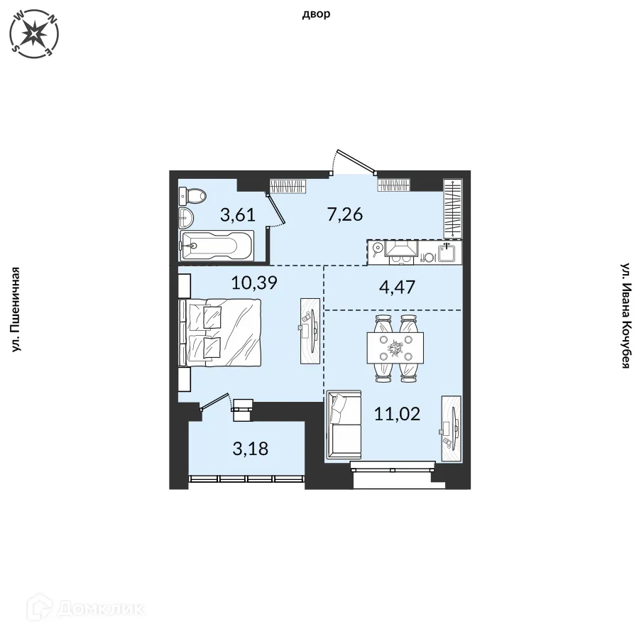 Фото квартиры в ЖК Источник