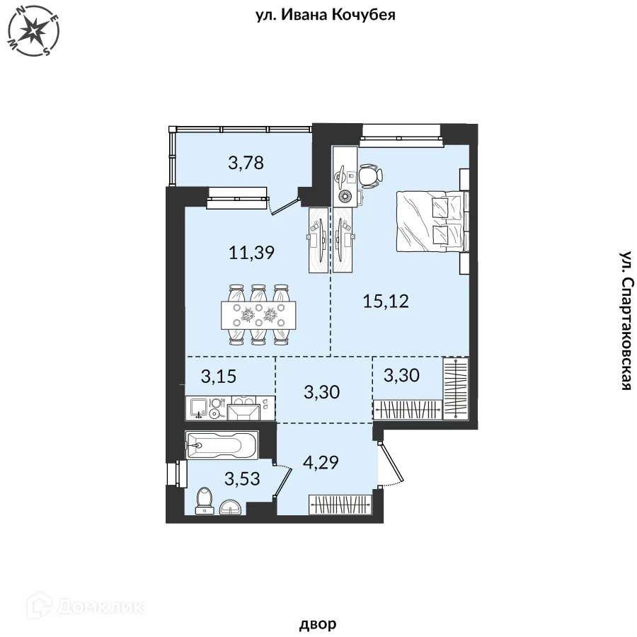Фото квартиры в ЖК Источник