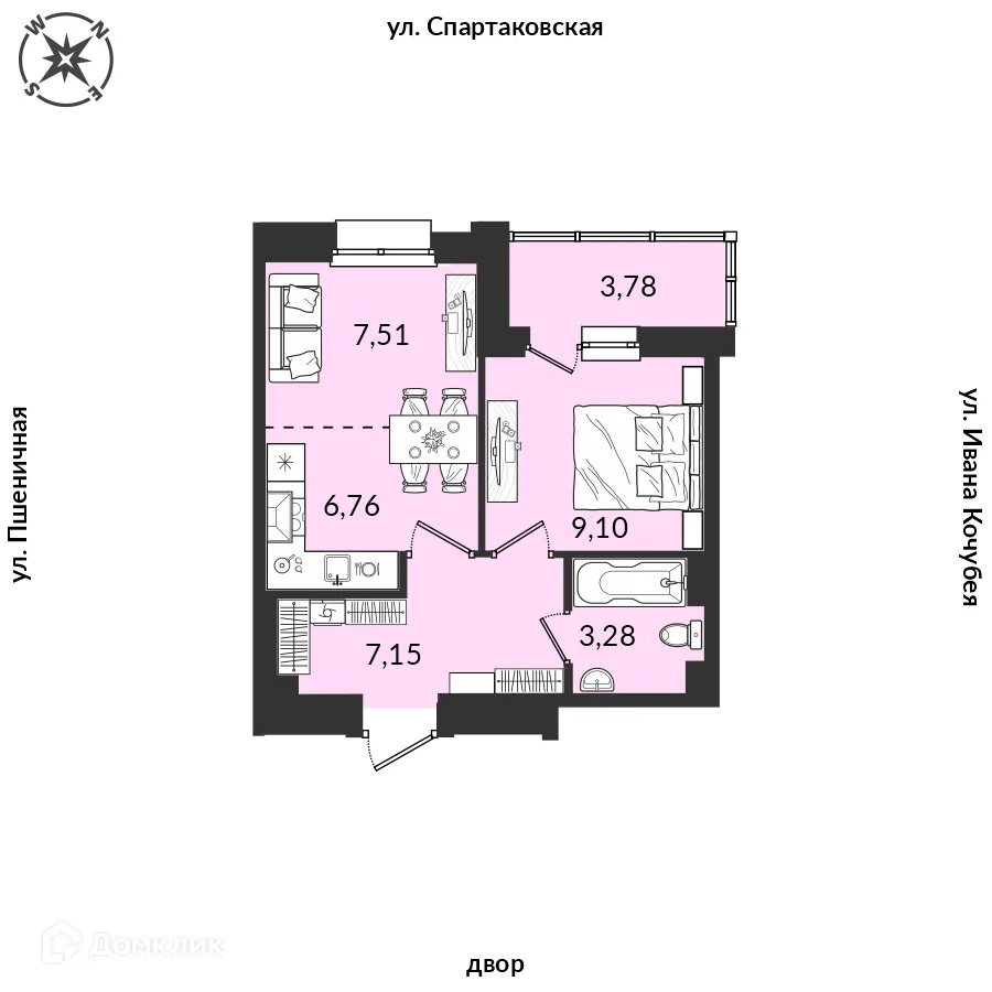Фото квартиры в ЖК Источник