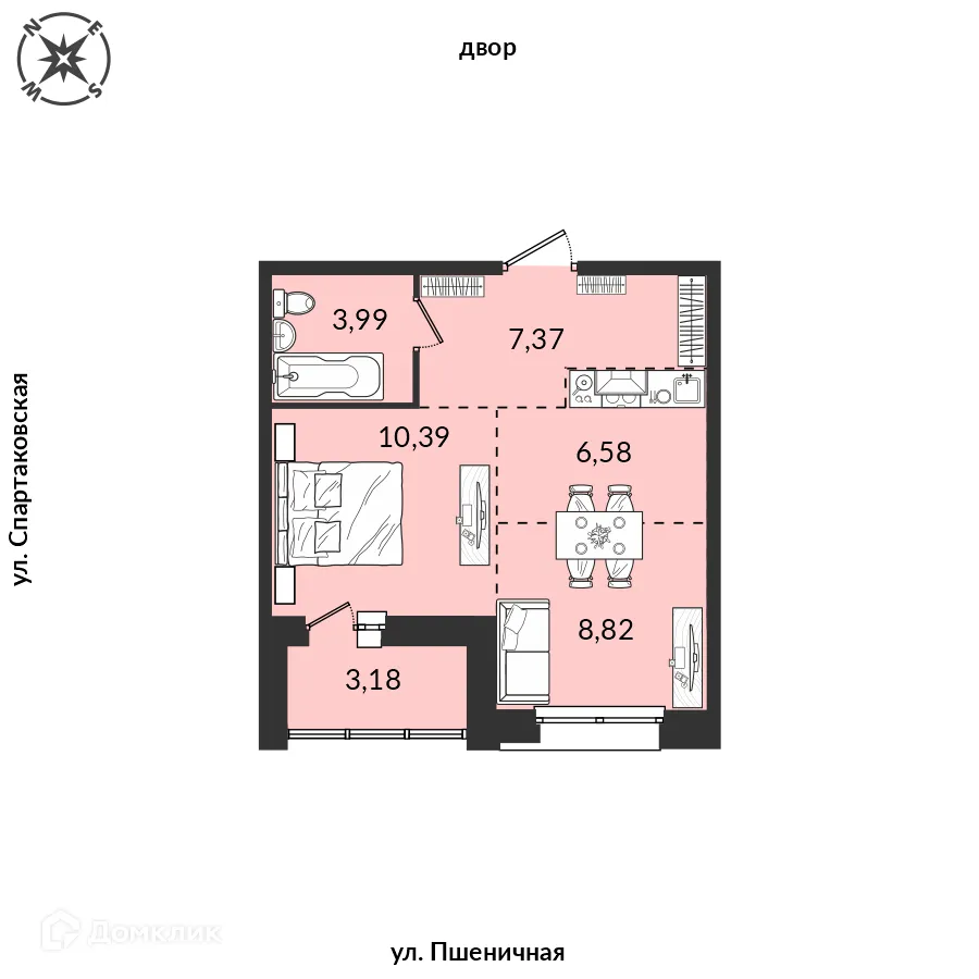 Фото квартиры в ЖК Источник
