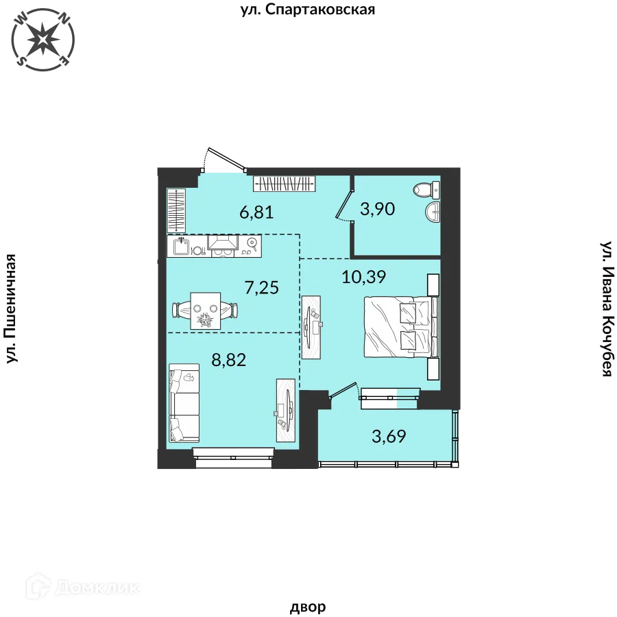 Фото квартиры в ЖК Источник