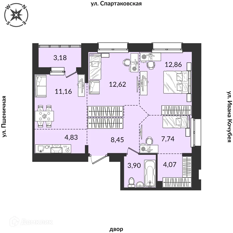 Фото квартиры в ЖК Источник
