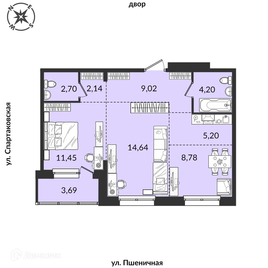 Фото квартиры в ЖК Источник