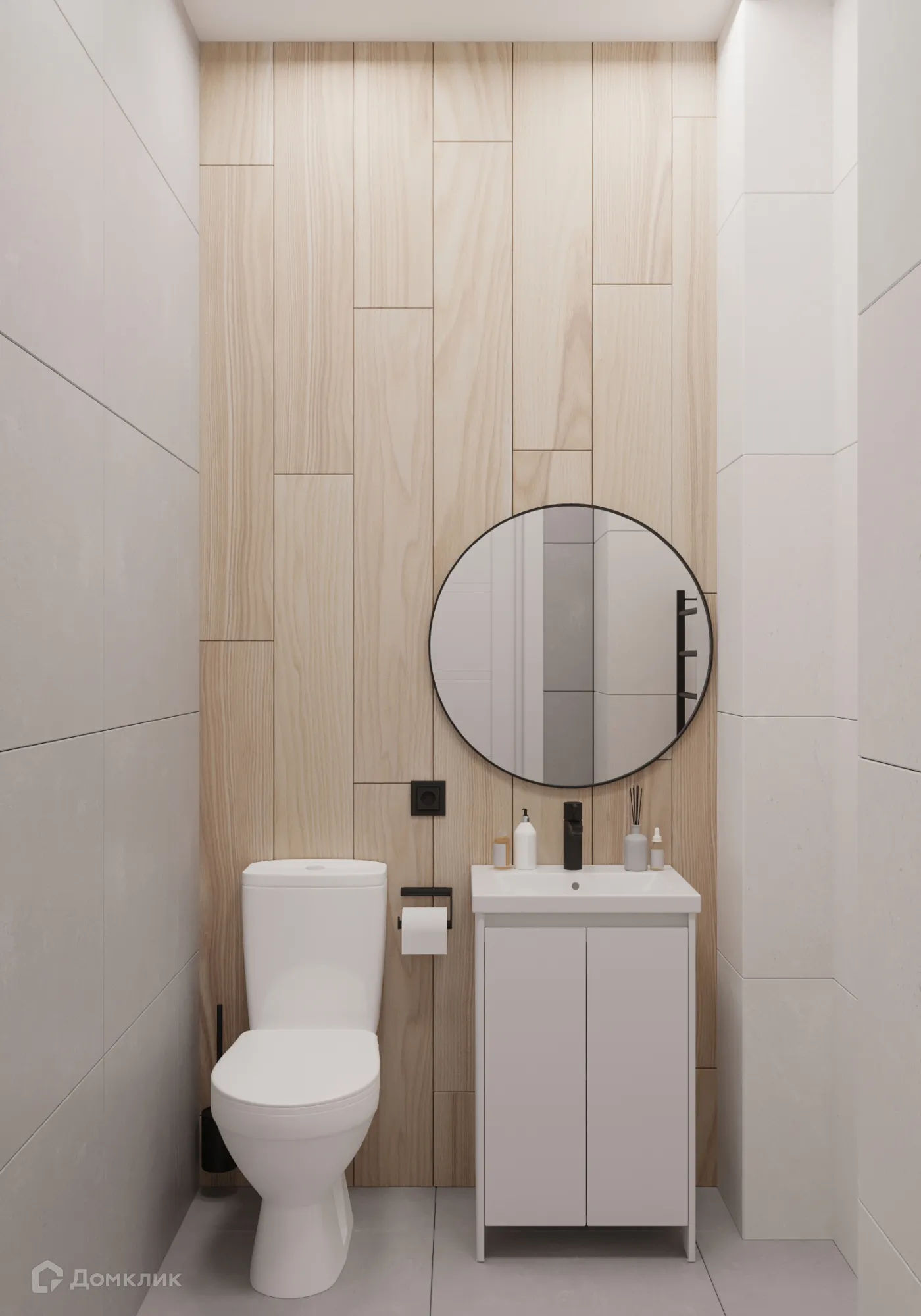 Планировка 3-комнатной квартиры 57.77 м² в ЖК Источник, г. Иркутск — фото 2