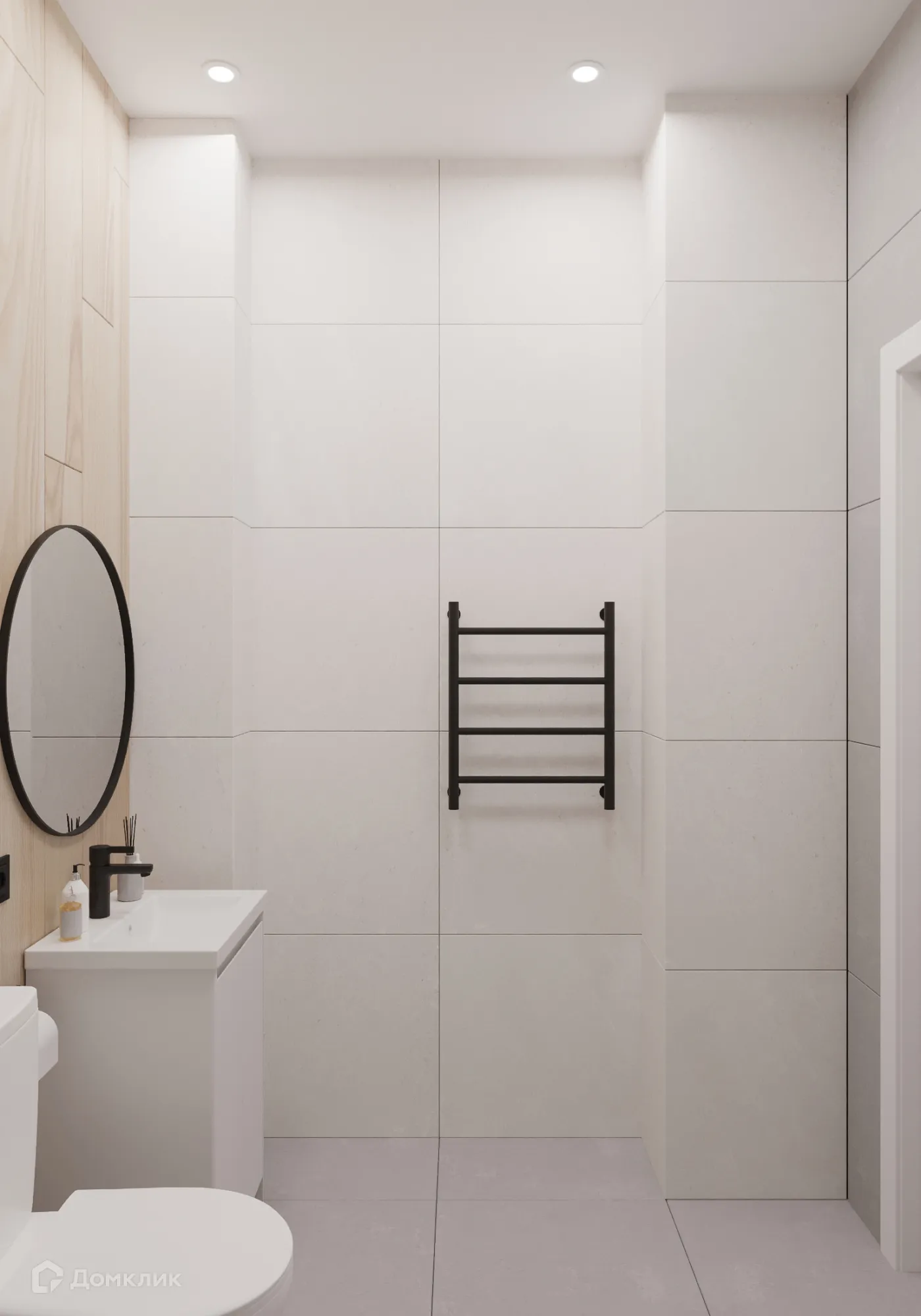 Планировка 3-комнатной квартиры 57.77 м² в ЖК Источник, г. Иркутск — фото 3