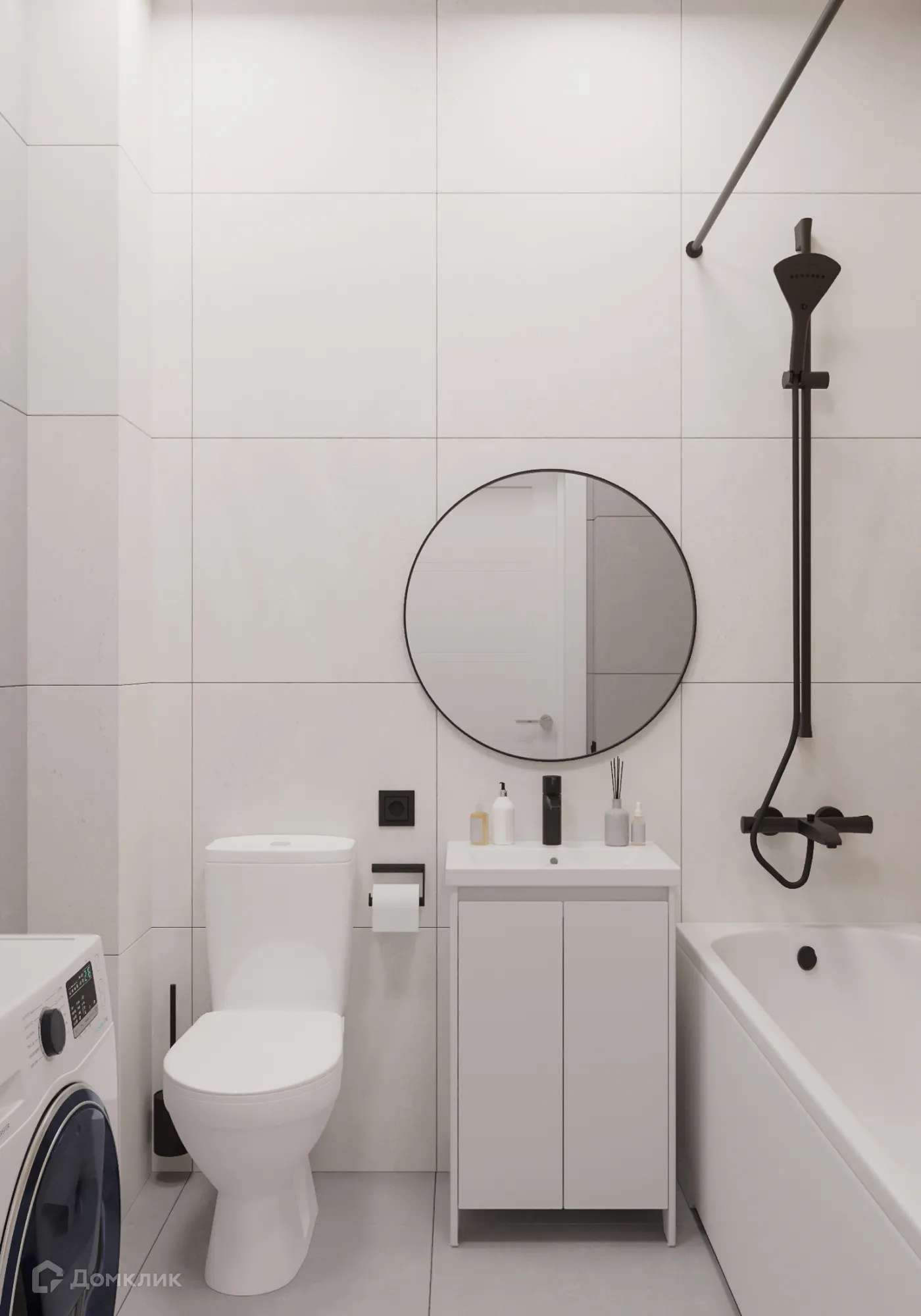 Планировка 3-комнатной квартиры 57.77 м² в ЖК Источник, г. Иркутск — фото 4