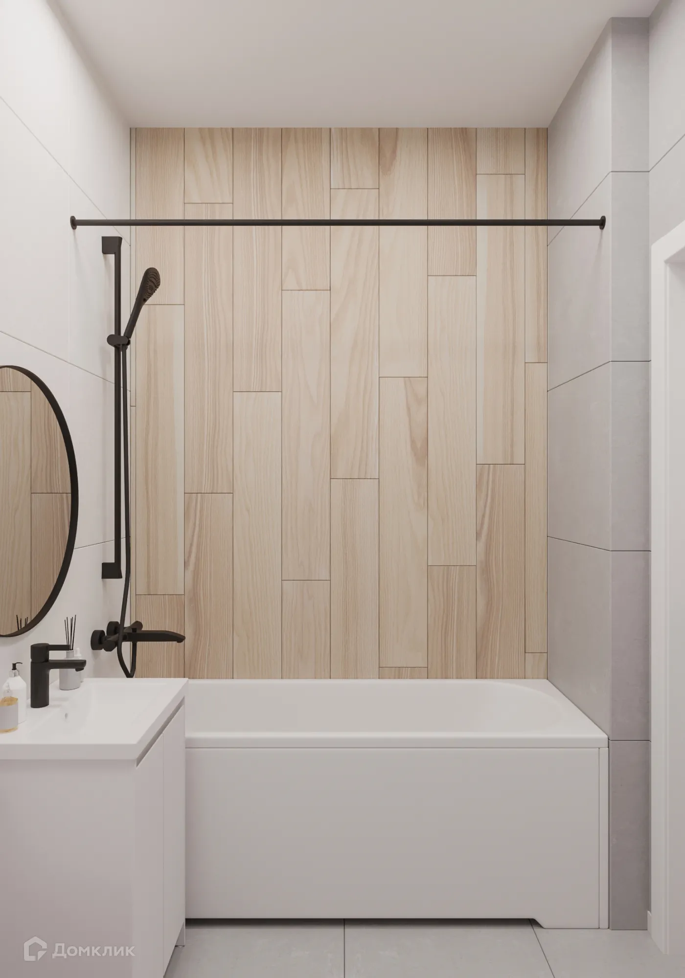 Планировка 3-комнатной квартиры 57.77 м² в ЖК Источник, г. Иркутск — фото 5