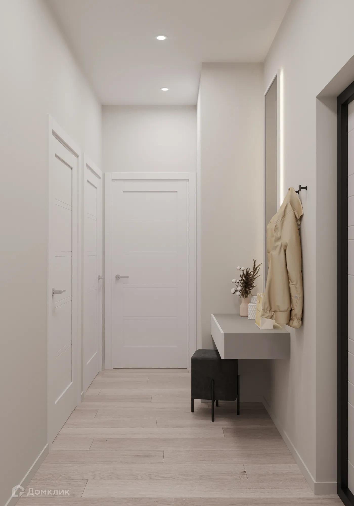 Планировка 3-комнатной квартиры 57.77 м² в ЖК Источник, г. Иркутск — фото 12