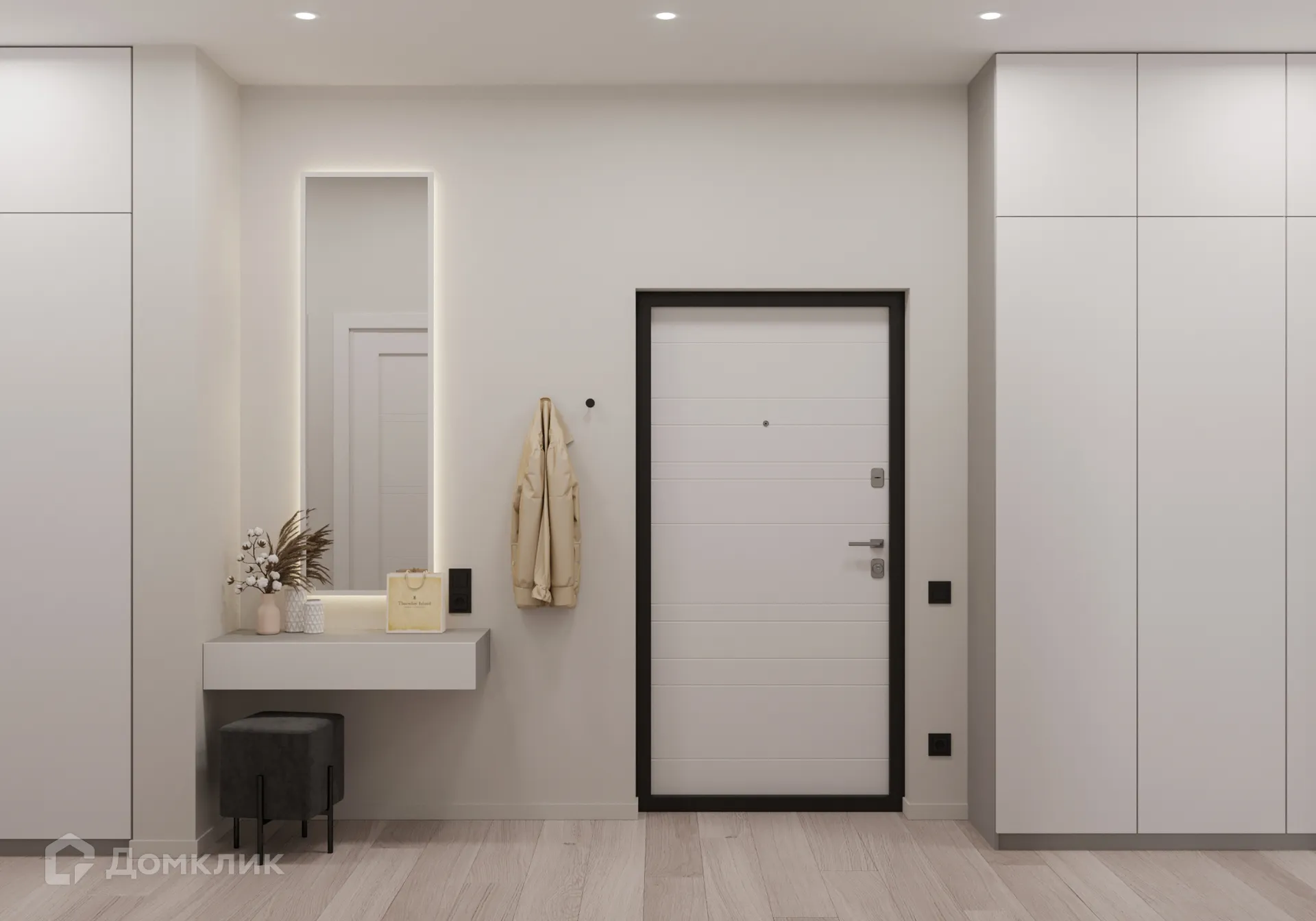 Планировка 3-комнатной квартиры 57.77 м² в ЖК Источник, г. Иркутск — фото 14