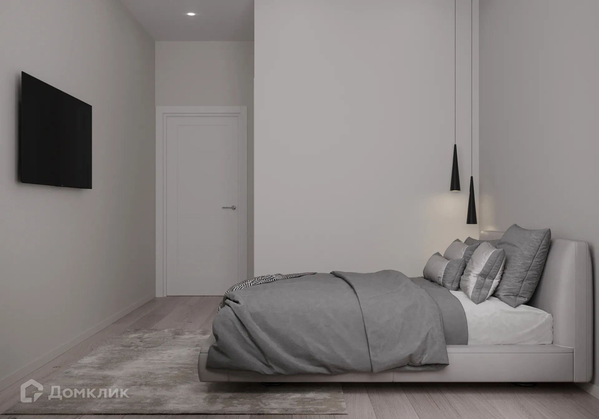 Планировка 3-комнатной квартиры 57.77 м² в ЖК Источник, г. Иркутск — фото 17