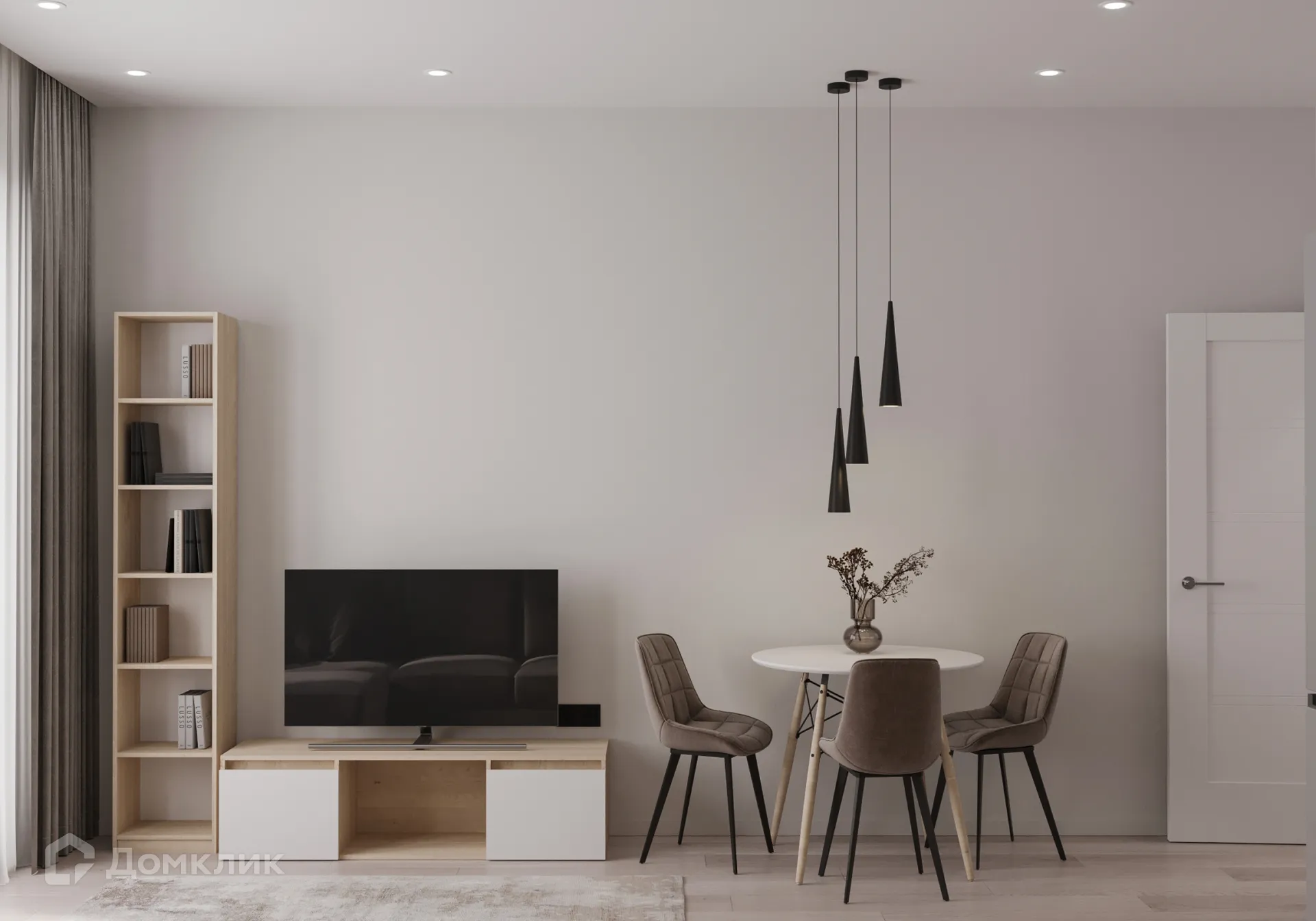 Планировка 2-комнатной квартиры 45.44 м² в ЖК Источник, г. Иркутск — фото 6